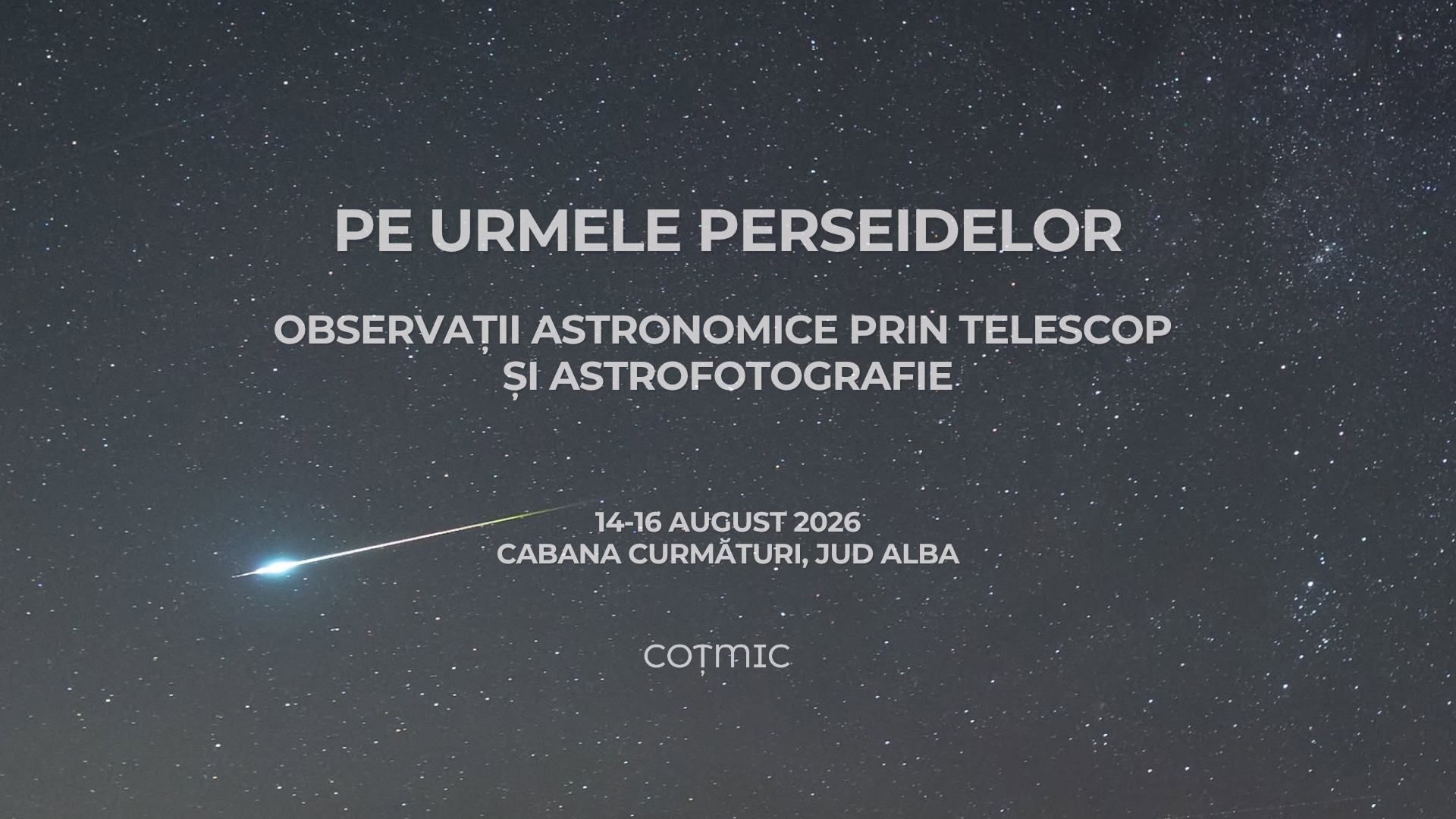 Observații astronomice și expoziție de astrofotografie — Cluj-Napoca