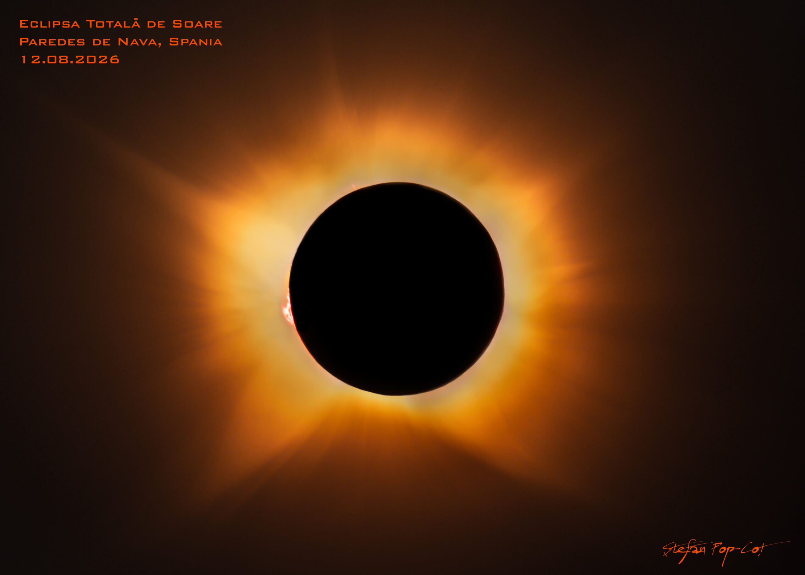Eclipsa Totală de Soare - 12.08.2026, Spania
